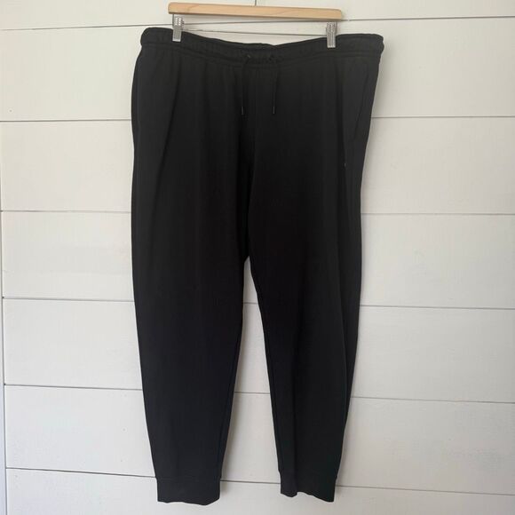 Nike Women’s XXL Black White Jogger Sweatpants - Picture 1 of 5